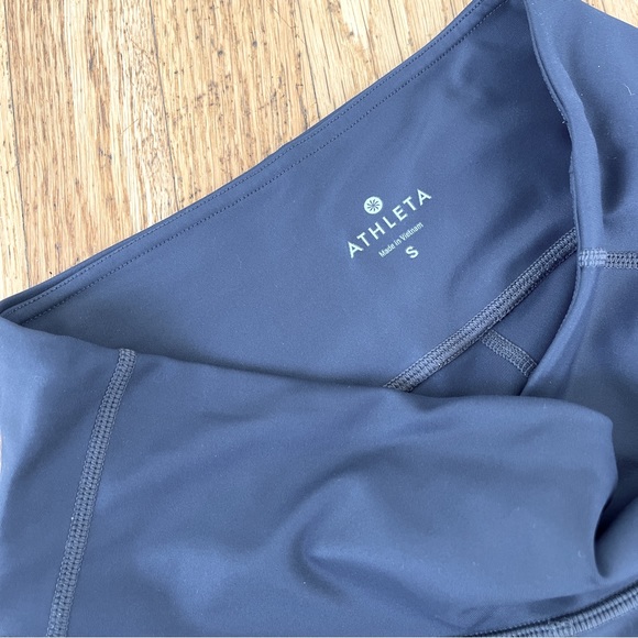 Athleta High Rise Chataranga Tights Yoga Leggings in Small Total Eclipse - Picture 5 of 5